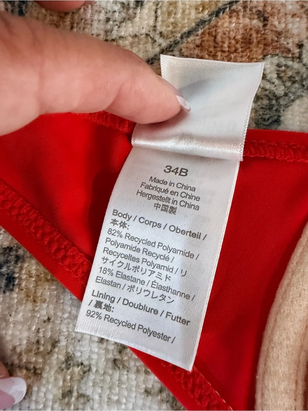 J. Crew 1993 Underwire Bikini Top